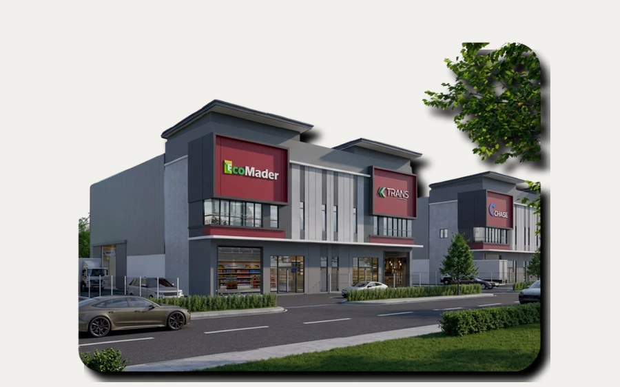 Artist impression of MS Industrial Park @ Kulai semi-detached factory